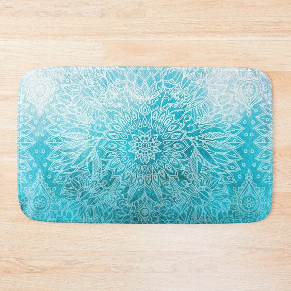 Item preview, Fade to Teal - watercolor + doodle designed and sold by micklyn.