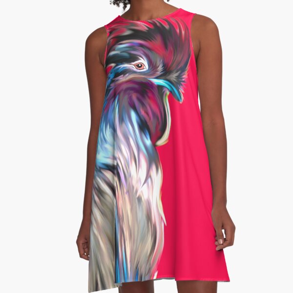 big red rooster A-Line Dress