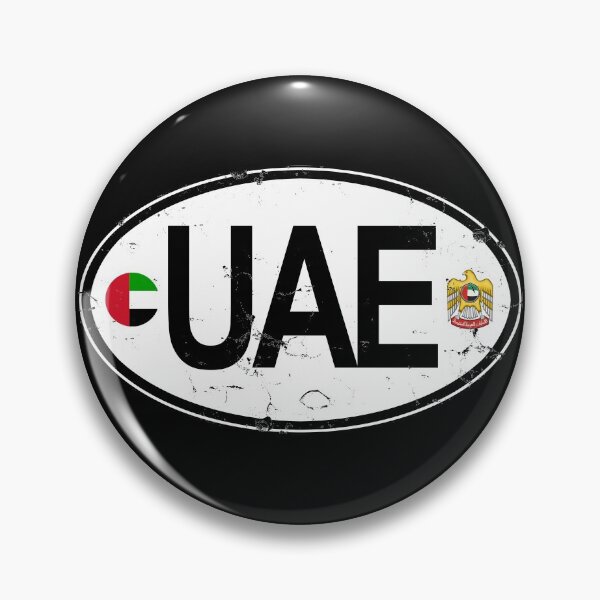 Artikelvorschau, Vereinigte Arabische Emirate Oval Country Code Decal entworfen und verkauft von rogue-design.
