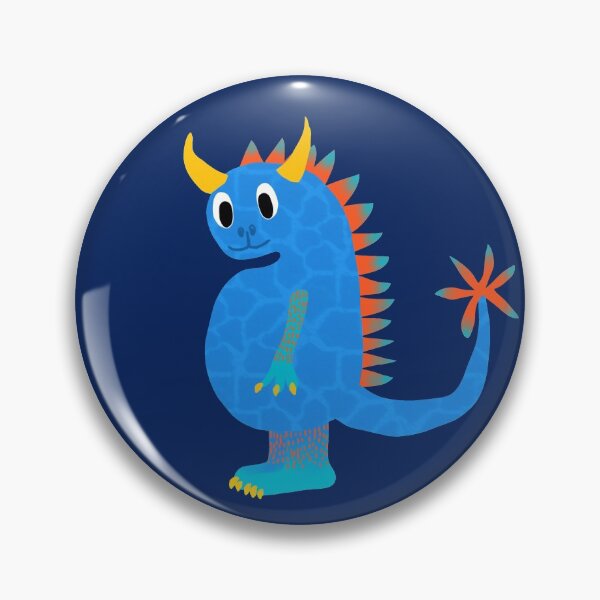 Item preview, Little Monsters "Blue" designed and sold by Patterista.
