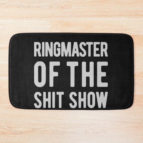 Item preview, ringmaster of the shit show Face Mask designed and sold by Funny Tee.