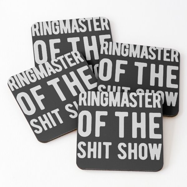 Item preview, ringmaster of the shit show Face Mask designed and sold by Funny Tee.