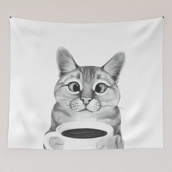 Item preview, Coffee Cat designed and sold by lauragraves.