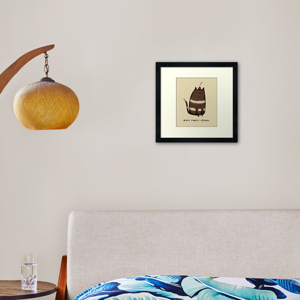 Black Forest Câteau Framed Art Print