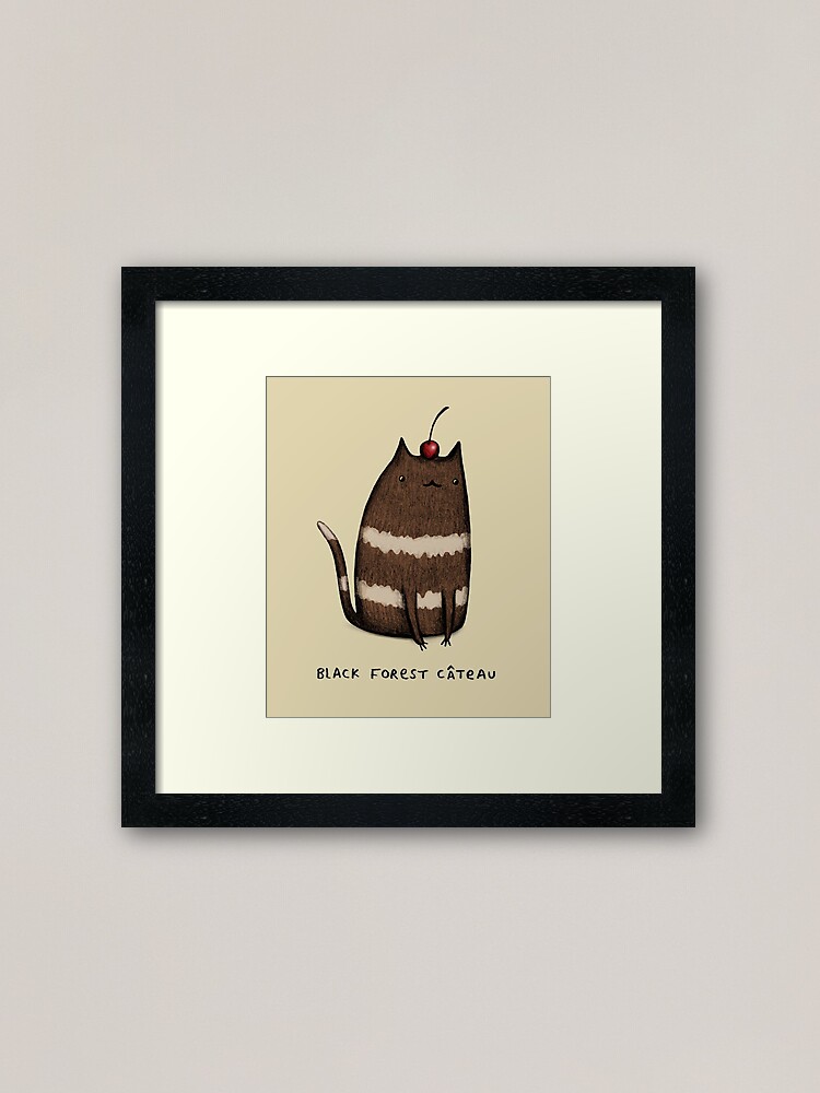 Alternate view of Black Forest Câteau Framed Art Print