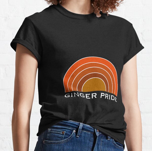 Ginger Pride - Rainbow - Redhead - Love Gingers - Ginger t shirt - Gingers shirt Classic T-Shirt
