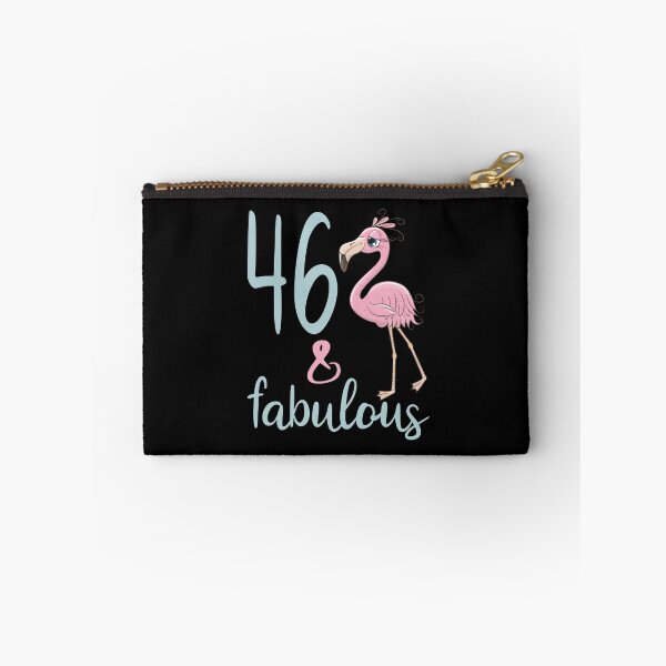 Item preview, Womens 46 Years Old Fabulous Flamingo 46th Birthday Gift Cute Bday Party Outfit designed and sold by FunnySunny T-Shirts.