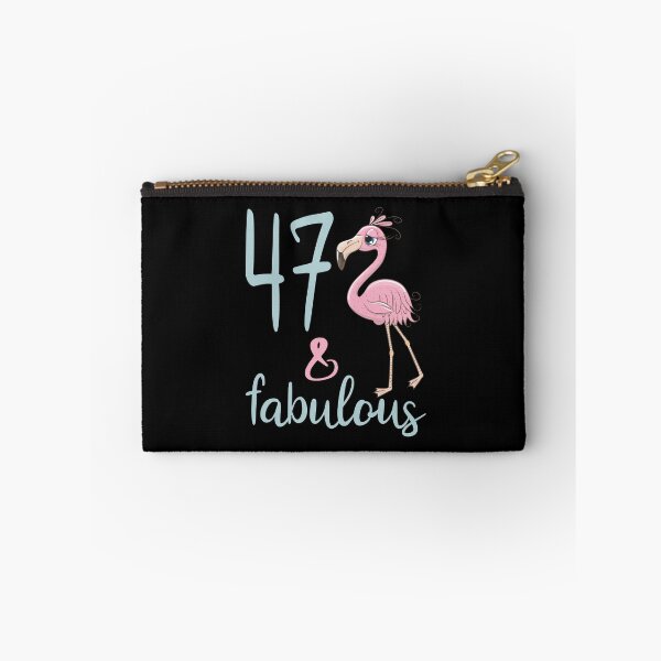 Item preview, Womens 47 Years Old Fabulous Flamingo 47th Birthday Gift Cute Bday Party Outfit designed and sold by FunnySunny T-Shirts.