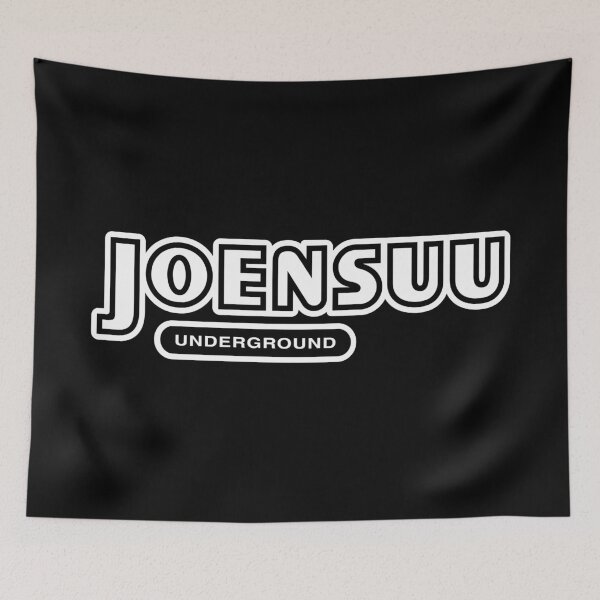 Item preview, Joensuu Underground (valkoinen teksti) designed and sold by futurytmi.