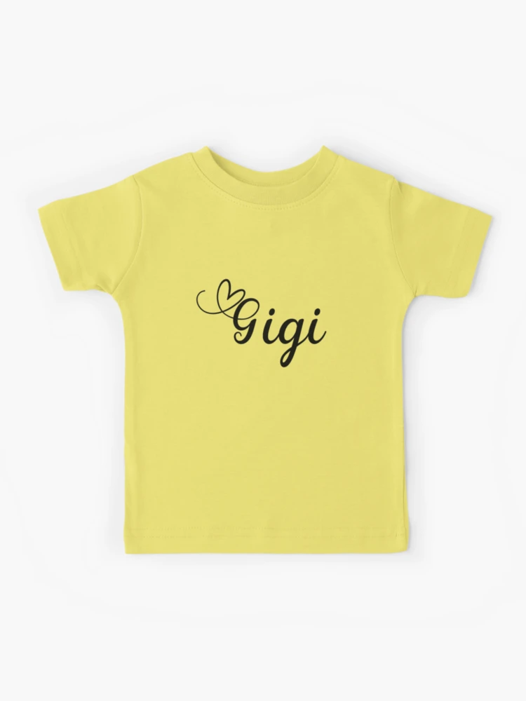 Personalized Kids Tshirt Custom Name Toddler Shirt Gold Letter