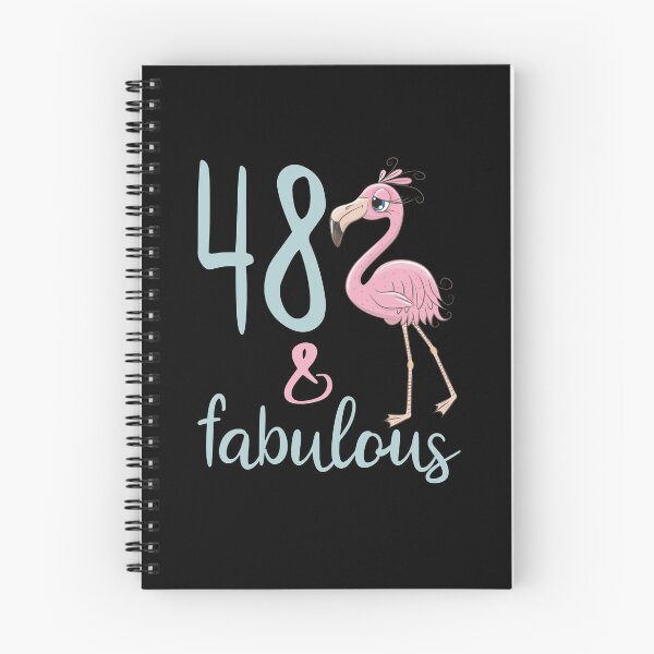 Item preview, Womens 48 Years Old Fabulous Flamingo Bday Party Outfit Cool 48th Birthday Gift For Her designed and sold by FunnySunny T-Shirts.