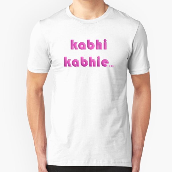 Kabhi Kabhie Slim Fit T-Shirt
