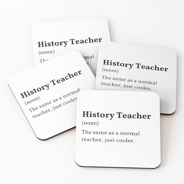 Item preview, History Teacher Definition designed and sold by DWaffleDesigns.