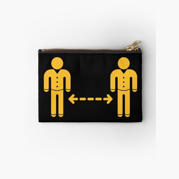 Item preview, Keep Distance! (Corona Virus / Pictogram / Icon / Gold) designed and sold by MrFaulbaum.
