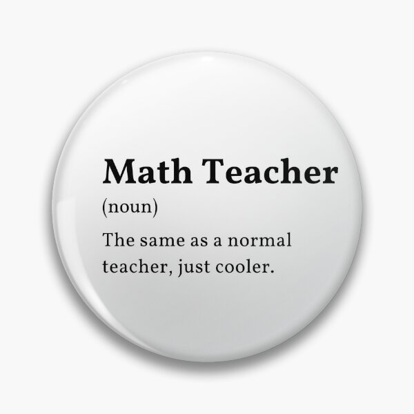 Item preview, Math Teacher Definition designed and sold by DWaffleDesigns.