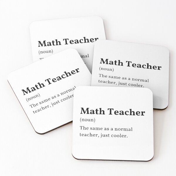 Item preview, Math Teacher Definition designed and sold by DWaffleDesigns.