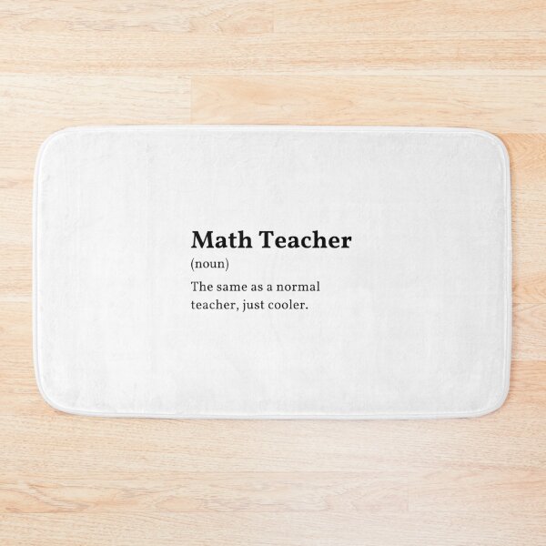 Item preview, Math Teacher Definition designed and sold by DWaffleDesigns.