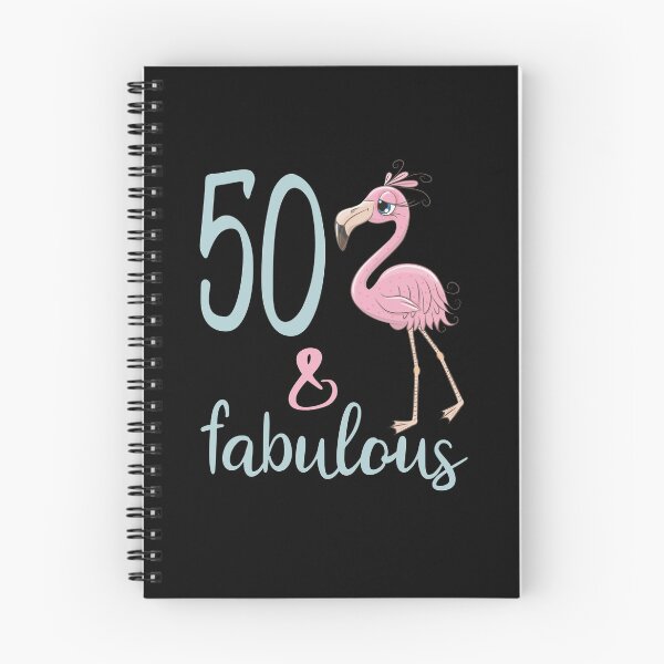 Item preview, Womens 50 Years Old Fabulous Flamingo Fifty Bday Party Outfit Cool 50th Birthday Gift For Mom designed and sold by FunnySunny T-Shirts.