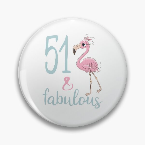 Item preview, Womens 51 Years Old Fabulous Flamingo Fifty One Bday Party Outfit Cool 51st Birthday Gift For Her designed and sold by FunnySunny T-Shirts.