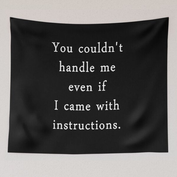 Item preview, ou couldn’t handle me even if i came with instructions  Face Mask designed and sold by Funny Tee.