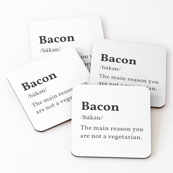 Item preview, Bacon Definition designed and sold by DWaffleDesigns.