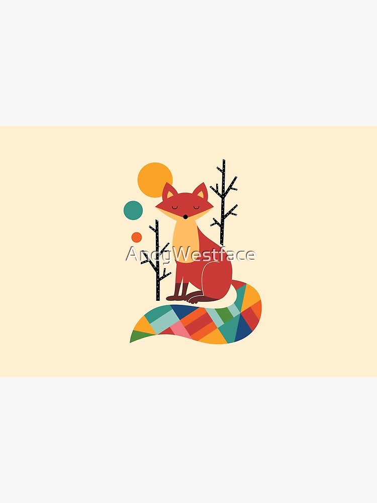 Disover Rainbow Fox | Bath Mat