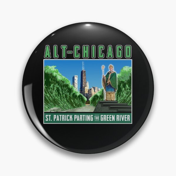 Item preview, St. Patrick's Day Passover Green Chicago River Fun Crossing designed and sold by twHistory.
