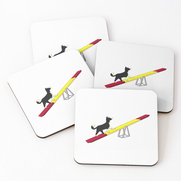 Item preview, Agility seesaw border collie designed and sold by schnuppadoo.
