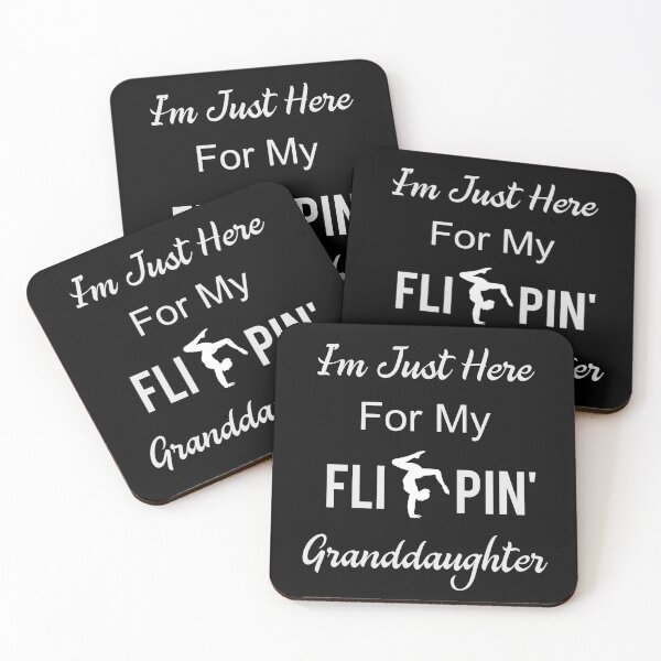 Item preview, I'm Just Here For My Flippin Granddaughter Gymnast  designed and sold by SparkleLiveLife.