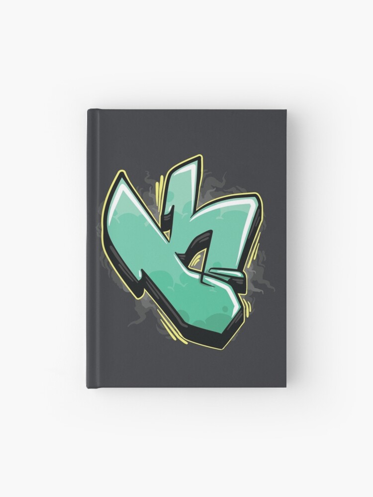 Graffiti Letter K Hardcover Journal By Namegraffiti Redbubble