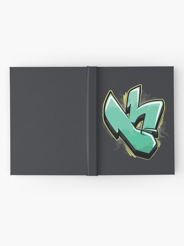 Graffiti Letter K Hardcover Journal By Namegraffiti Redbubble