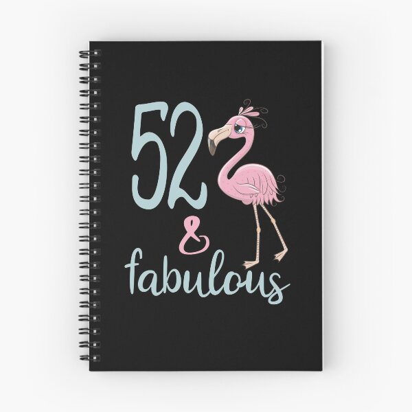 Item preview, Womens 52nd Birthday Gift For 52 Years Old Fabulous Flamingo Fifty Two Bday Party Outfit designed and sold by FunnySunny T-Shirts.