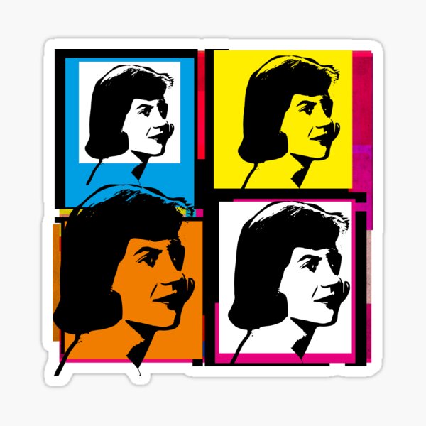 SYLVIA PLATH - American poet, novelist, and short-story writer Sticker