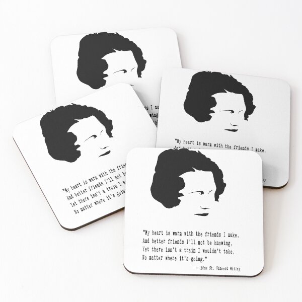 Item preview, Edna St. Vincent Millay Quote designed and sold by The Dead  Writers Circle.