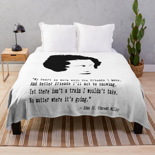 Item preview, Edna St. Vincent Millay Quote designed and sold by The Dead  Writers Circle.