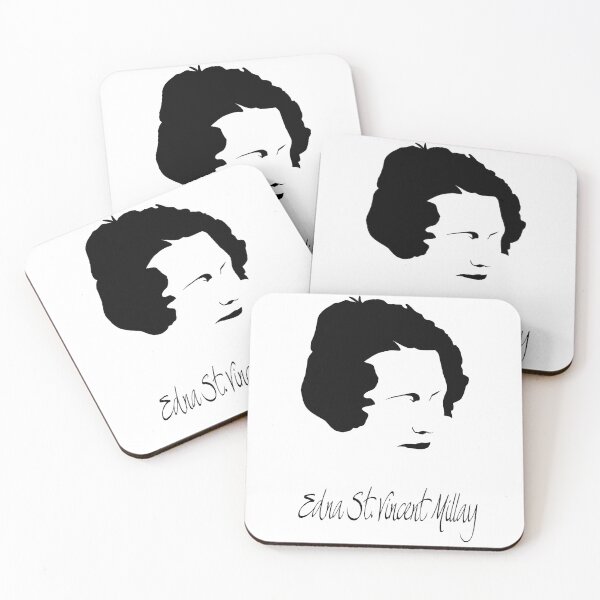 Item preview, Edna St. Vincent Millay Poet designed and sold by The Dead  Writers Circle.