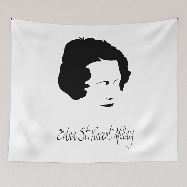 Item preview, Edna St. Vincent Millay Poet designed and sold by The Dead  Writers Circle.
