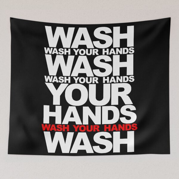 Item preview, "Wash Your Hands" designed and sold by Glen Allison.