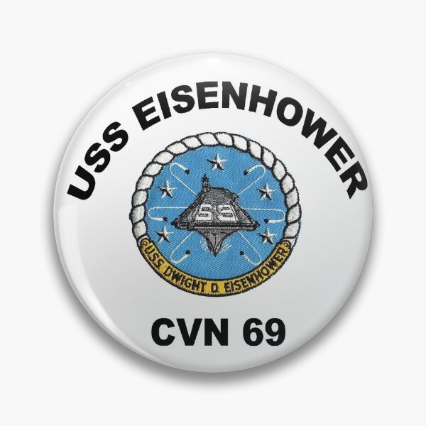 Item preview, USS Dwight D. Eisenhower (CVN-69) Crest designed and sold by Nikki SpaceStuffPlus.