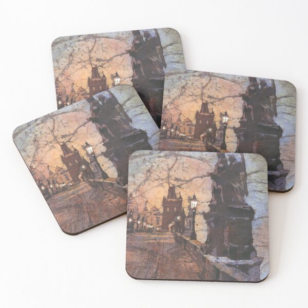 Item preview, Statues on Charles Bridge in city of Prague- Czech Republic designed and sold by rfoxphoto.