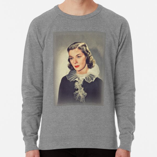 Rosalind Russell, Vintage Actress Lightweight Sweatshirt