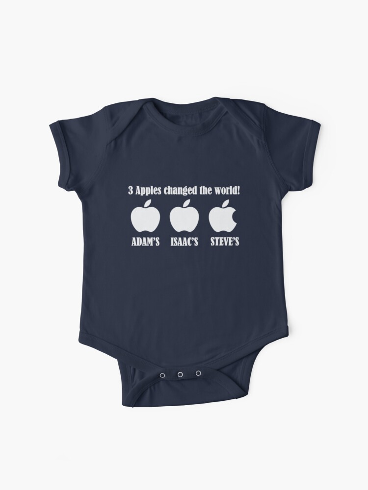 Body Bebe 3 Pommes Ont Change Le Monde Hommage Steven Steve Jobs R I P Par Stabilitees Redbubble