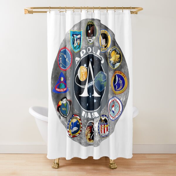 Item preview, Apollo Mission Composite Logo designed and sold by Nikki SpaceStuffPlus.