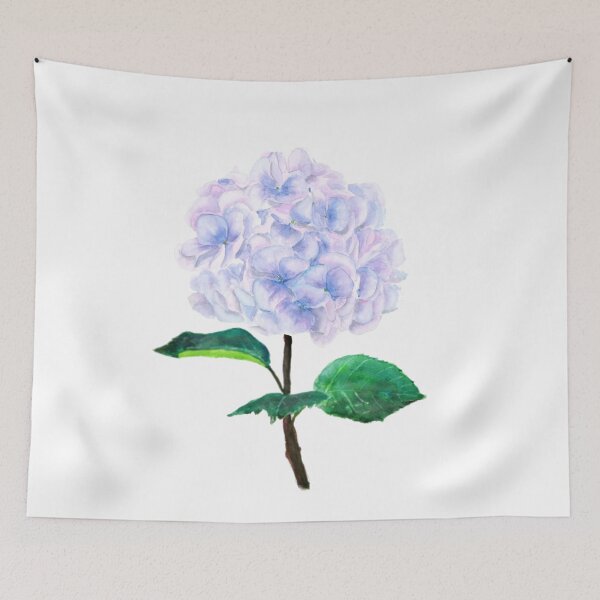 Item preview,  hand painted blue purple pink hydrangea designed and sold by ColorandColor.