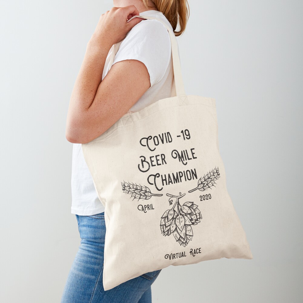 Beer Mile Champion Tote Bag