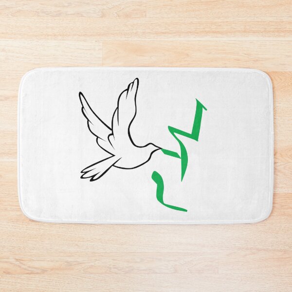 Item preview, Dove Holding The Word Salam Peace In Arabic World Peace designed and sold by D7om0Canada.