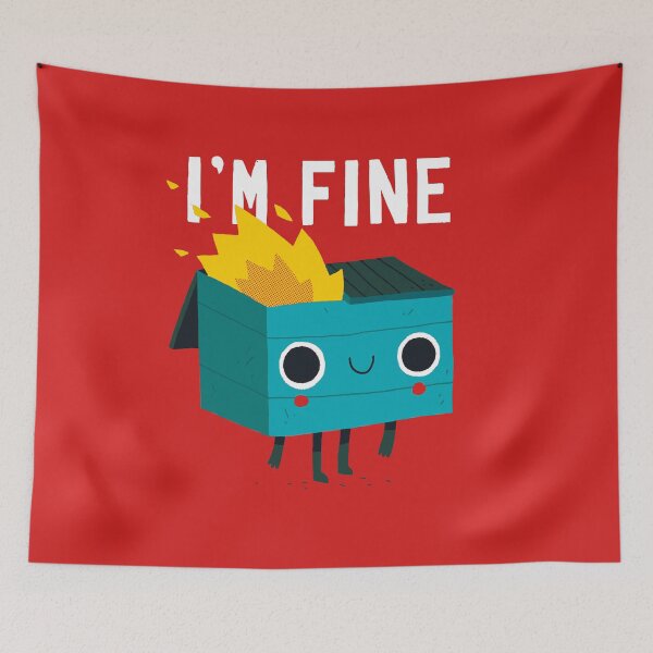 Item preview, Dumpster Is Fine designed and sold by DinoMike.