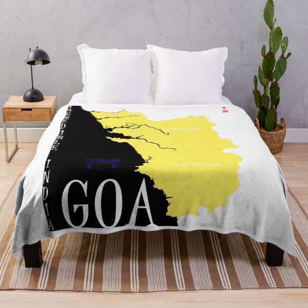 Item preview, Goa map - Incredible India  designed and sold by SueSakpal.