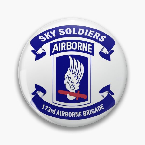 Item preview, 173rd Airborne Brigade Combat Team Crest designed and sold by Nikki SpaceStuffPlus.