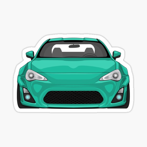 Vista previa del artículo con la obra «Toyota gt86 azul», diseñado y vendido por VenZolic.
